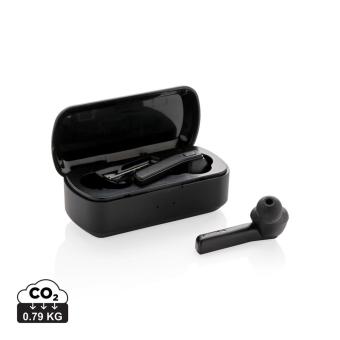 XD Collection Free Flow TWS earbuds in charging case 