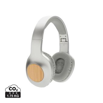 XD Xclusive Dakota Bamboo wireless headphone Gray