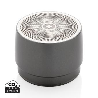 Swiss peak 5W wireless bass speaker Gray