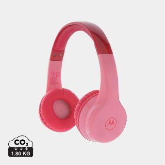 Motorola JR 300 kids wireless safety headphone Pink