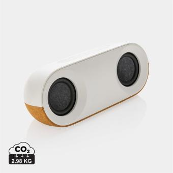 XD Xclusive Oregon RCS recycled plastic and cork 10W speaker Brown