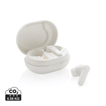 XD Collection TWS Ohrhörer aus RCS Standard recyceltem Kunststoff Weiß