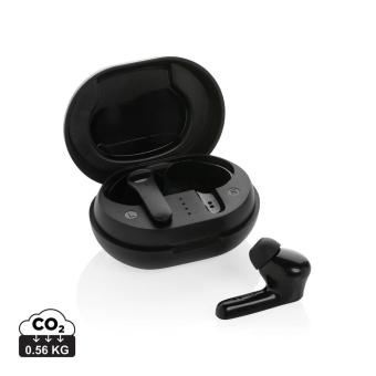 XD Collection RCS standard recycled plastic TWS earbuds 