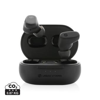 Urban Vitamin Gilroy hybrid ANC and ENC earbuds Black