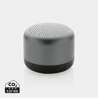 XD Xclusive Terra RCS recycled aluminium 5W wireless speaker Convoy grey