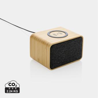 XD Collection RCS Rplastic 3W speaker with bamboo 5W wireless Brown