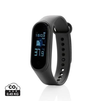 XD Collection Stay Healthy Bracelet Thermometer Black