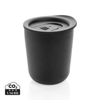 XD Collection Simplistic antimicrobial coffee tumbler Black