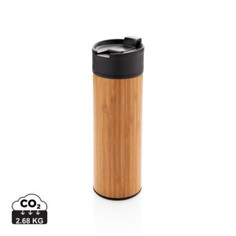 XD Xclusive Bogota vacuum bamboo coffee mug Brown