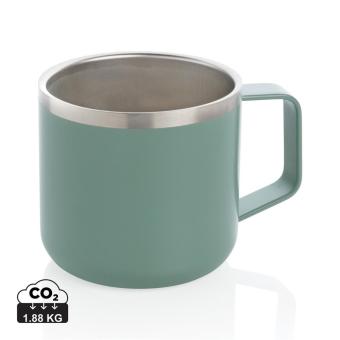 XD Collection Stainless steel camp mug Green