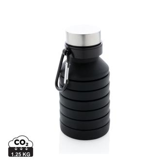 XD Collection Leakproof collapsible silicone bottle with lid 