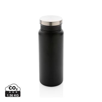 XD Collection RCS Recycled stainless steel vacuum bottle 600ML Black/black