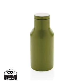XD Collection RCS recycelte Stainless Steel Kompakt-Flasche Grün