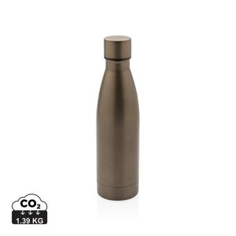 XD Collection RCS recycelte Stainless Steel Solid Vakuum-Flasche Braun