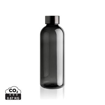 XD Collection Leakproof water bottle with metallic lid Black