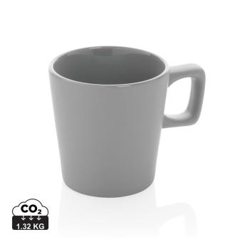 XD Collection Moderne Keramik Kaffeetasse, 300ml Grau