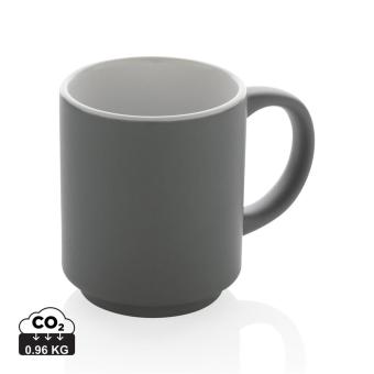 XD Collection Stapelbare Keramiktasse Grau