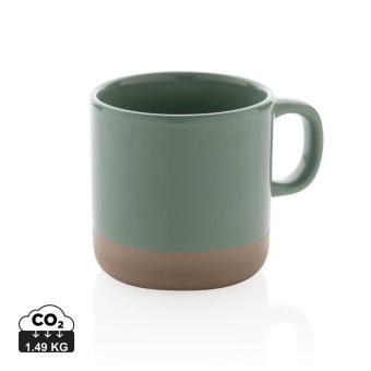 XD Collection Becher aus glasiertem Keramik Grün
