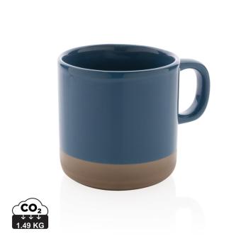 XD Collection Glazed ceramic mug Aztec blue