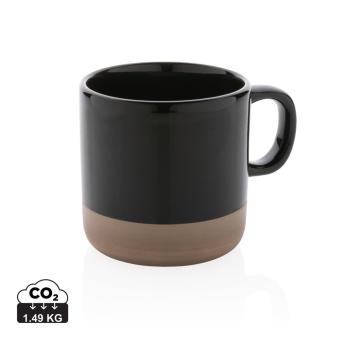 XD Collection Becher aus glasiertem Keramik, 360ml 
