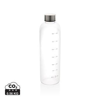 XD Collection Motivation-Bottle aus GRS rPET Transparent