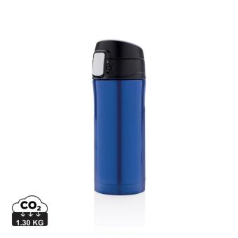 XD Collection RCS Recycled stainless steel easy lock vacuum mug Aztec blue