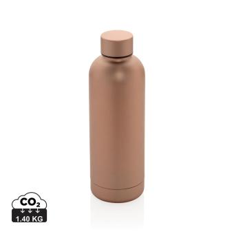 XD Collection RCS Recycled stainless steel Impact vacuum bottle Brown