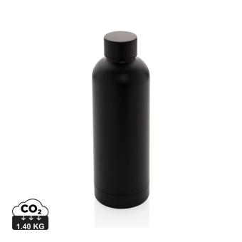 XD Collection RCS Recycled stainless steel Impact vacuum bottle Black