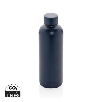 XD Collection RCS Recycled stainless steel Impact vacuum bottle Aztec blue