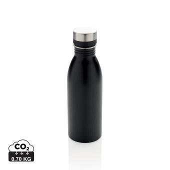 XD Collection RCS Recycled stainless steel deluxe water bottle Black