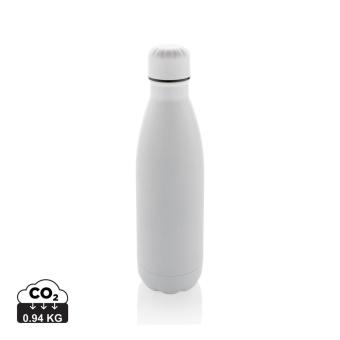 XD Collection Eureka RCS certified re-steel single wall water bottle White