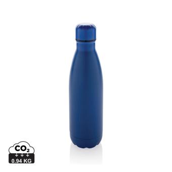 XD Collection Eureka einwandige Wasserflasche aus RCS rec. Stainless-Steel Blau