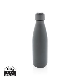 XD Collection Einfarbige Vakuumisolierte Stainless Steel Flasche Grau