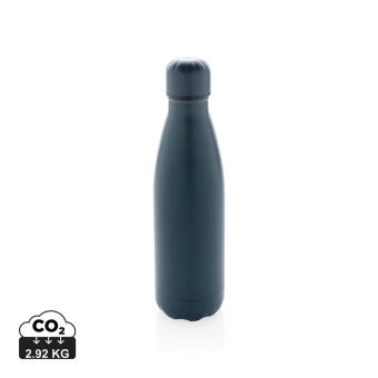 XD Collection Einfarbige Vakuumisolierte Stainless Steel Flasche Blau
