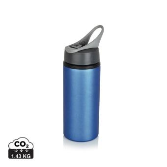 XD Collection Aluminium sport bottle Blue/grey
