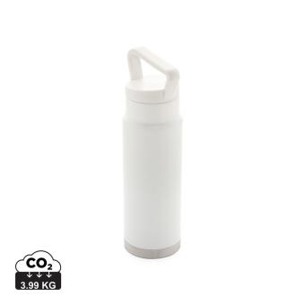 XD Collection Leakproof vacuum on-the-go bottle with handle White