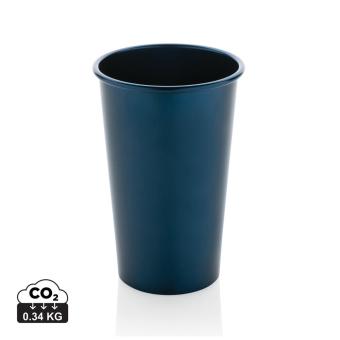 XD Collection Alo Leight-Weight-Becher aus RCS recyceltem Aluminium 450ml Navy