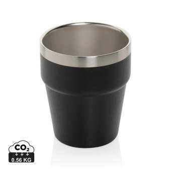 XD Collection Clark Doppelwandige RCS Kaffeetasse 300ml Schwarz