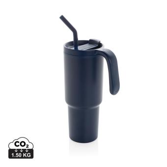XD Collection Graphic 360 Becher aus RCS-zertifiziert recyc. Stahl, 900ml Navy