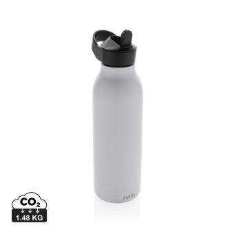 Avira Ara RCS Re-steel fliptop water bottle 500ml White