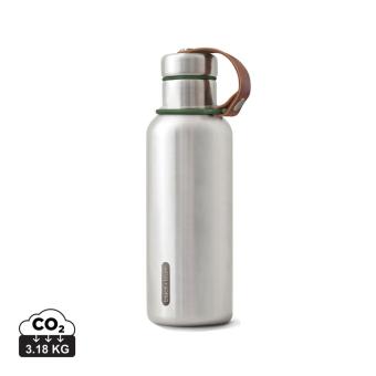 Black + Blum Black+Blum isolierte Wasserflasche klein, 500ml Olivgrün