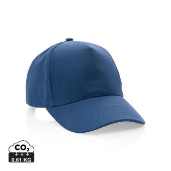 XD Collection Impact 5 Panel Kappe aus 280gr rCotton mit AWARE™ Tracer Navy