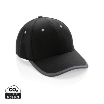 XD Collection Impact AWARE™ 280gr Brushed rCotton 6 Panel Kontrast-Cap 