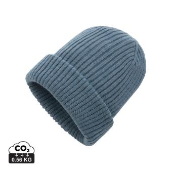 XD Collection Impact AWARE™  Polylana® double knitted beanie Aztec blue