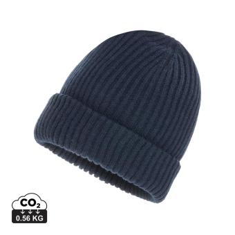 XD Collection Impact AWARE™  Polylana® double knitted beanie Navy