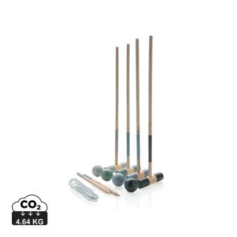 XD Collection Krocket-Set aus Holz Braun