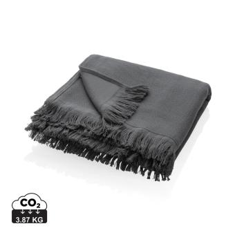 Ukiyo Keiko AWARE™ solid hammam towel 100x180cm Anthracite