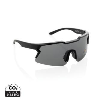 XD Collection SproShield RCS plastic activity glasses with polarized lens Black