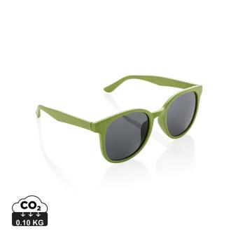 XD Collection Weizenstroh Sonnenbrille Grün