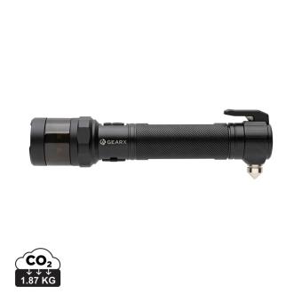 GearX Gear X RCS recycled aluminium high performance car torch Black